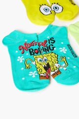 SpongeBob SquarePants Ankle Socks Set - 5 pack