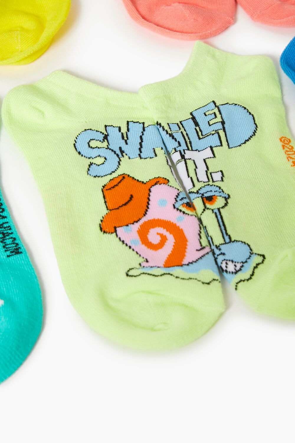 SpongeBob SquarePants Ankle Socks Set - 5 pack