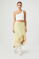 Sweater-Knit One-Shoulder Crop Top
