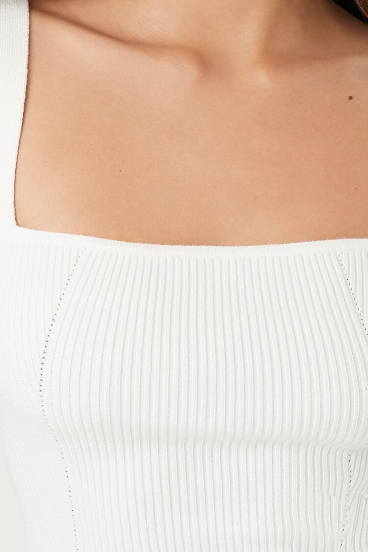 Ribbed Sweater-Knit Bodysuit