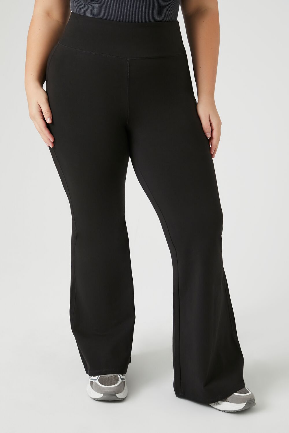 Plus Size High-Rise Flare Leggings