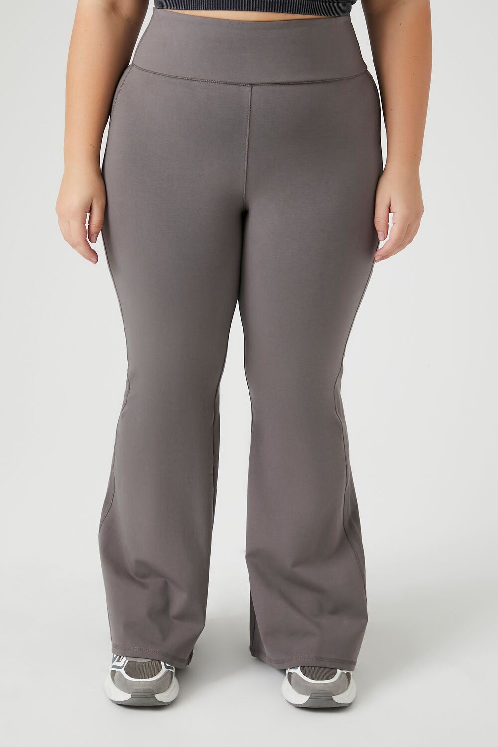 Plus Size High-Rise Flare Leggings