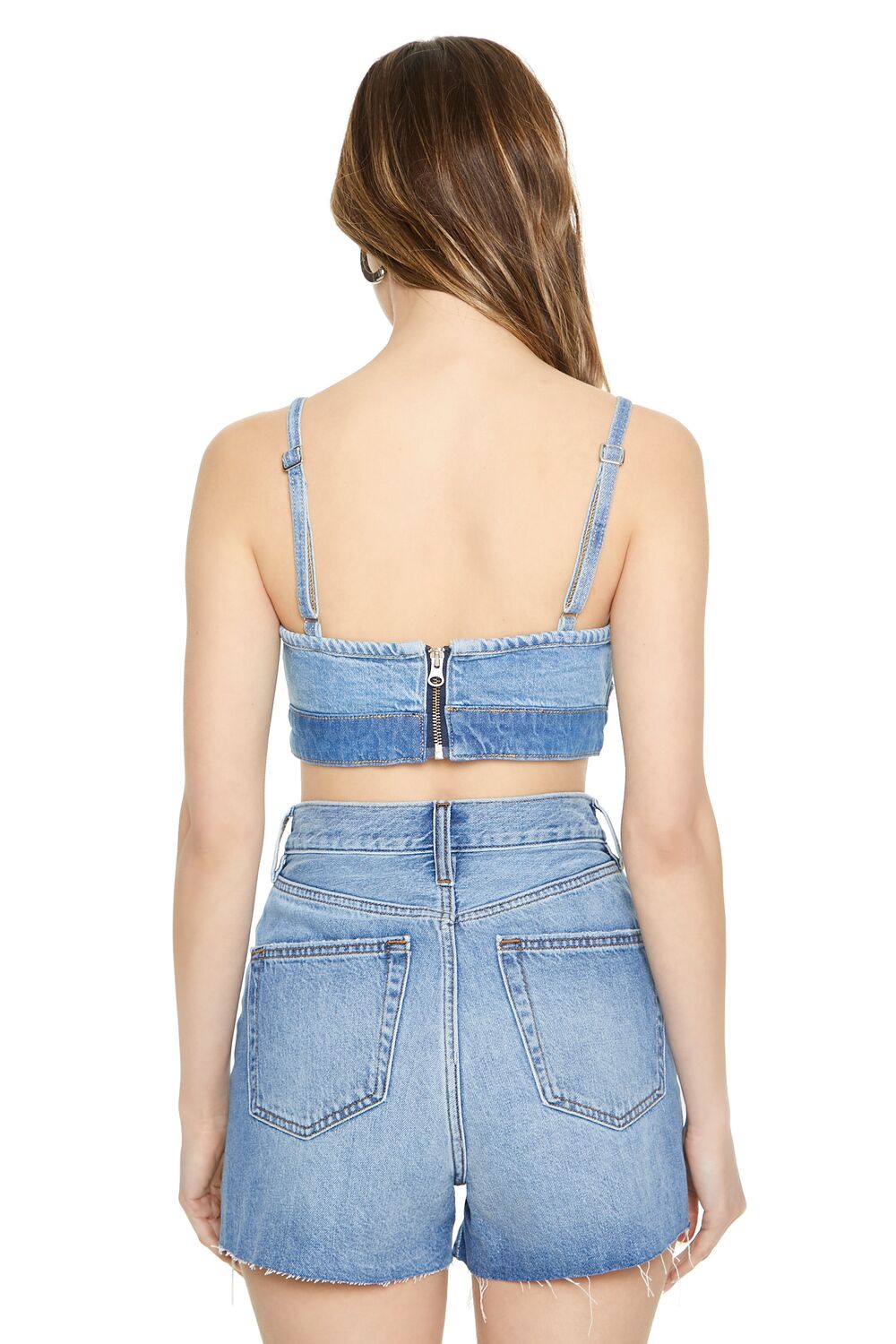 Denim Surplice Bralette