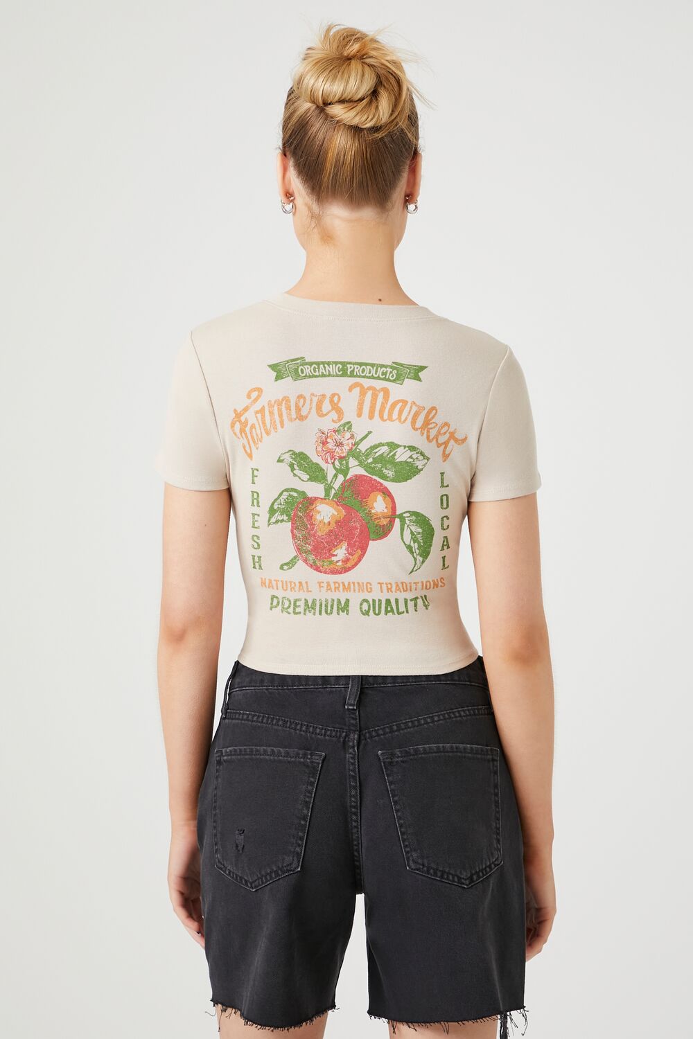 Farmers Market Graphic Baby Tee