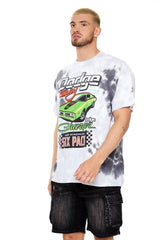 Tie-Dye Dodge Racing Graphic Tee