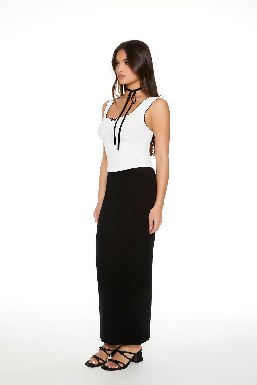 Sweater-Knit Maxi Skirt