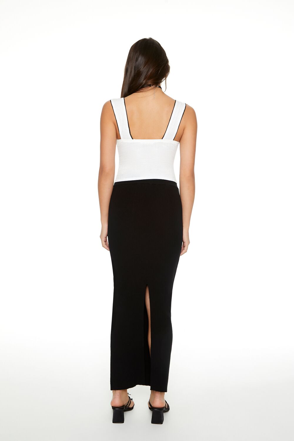 Sweater-Knit Maxi Skirt