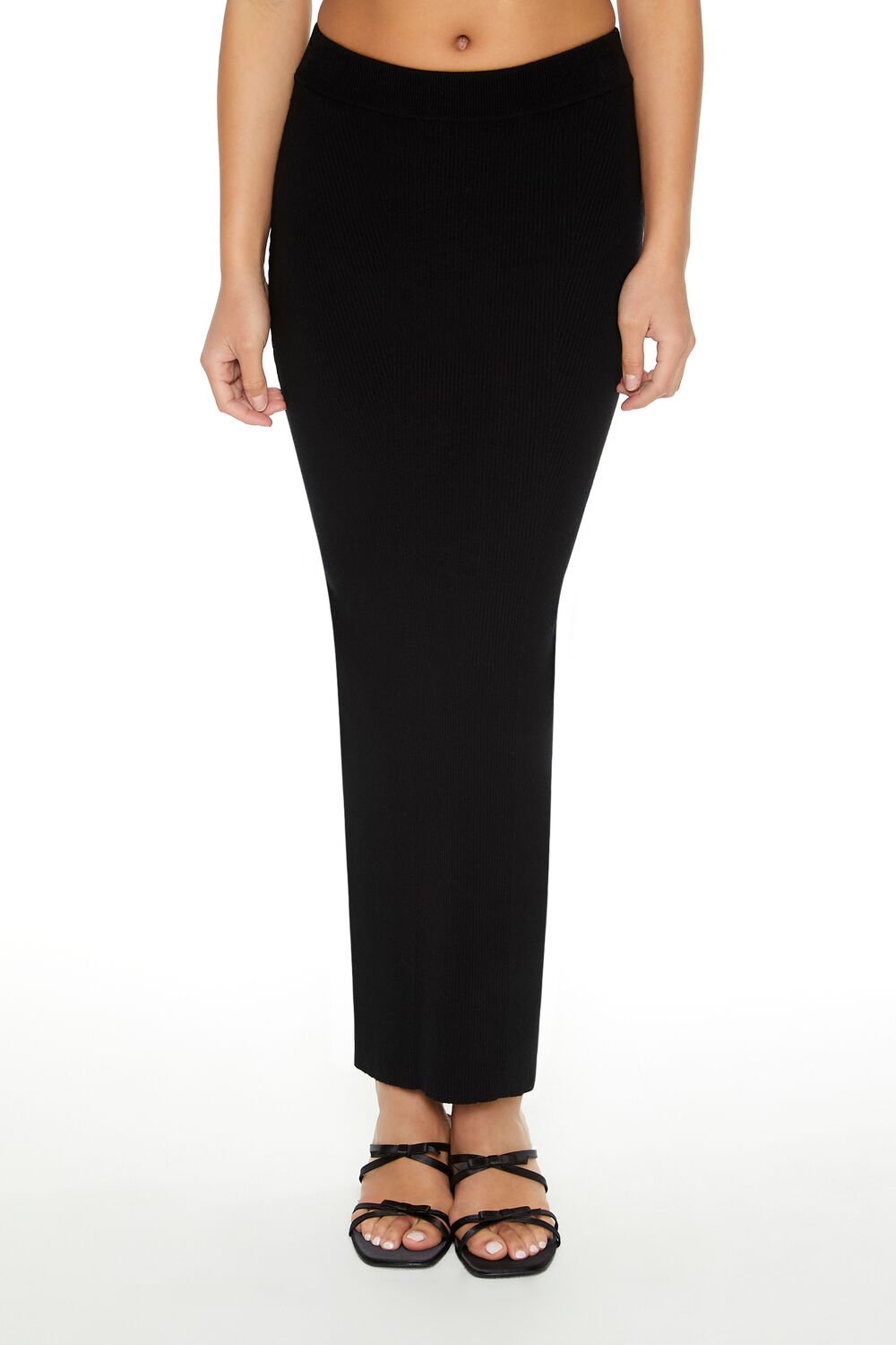 Sweater-Knit Maxi Skirt