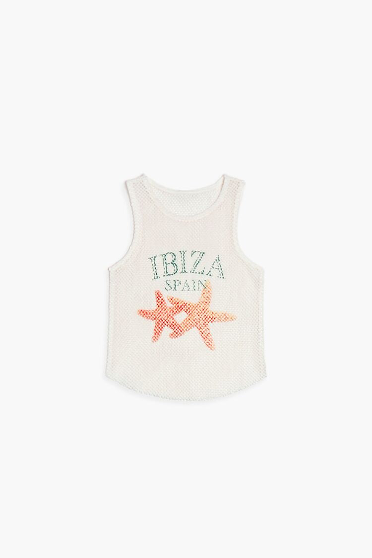 Girls Ibiza Fishnet Tank Top (Kids)