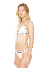 Fringe Triangle Bikini Top