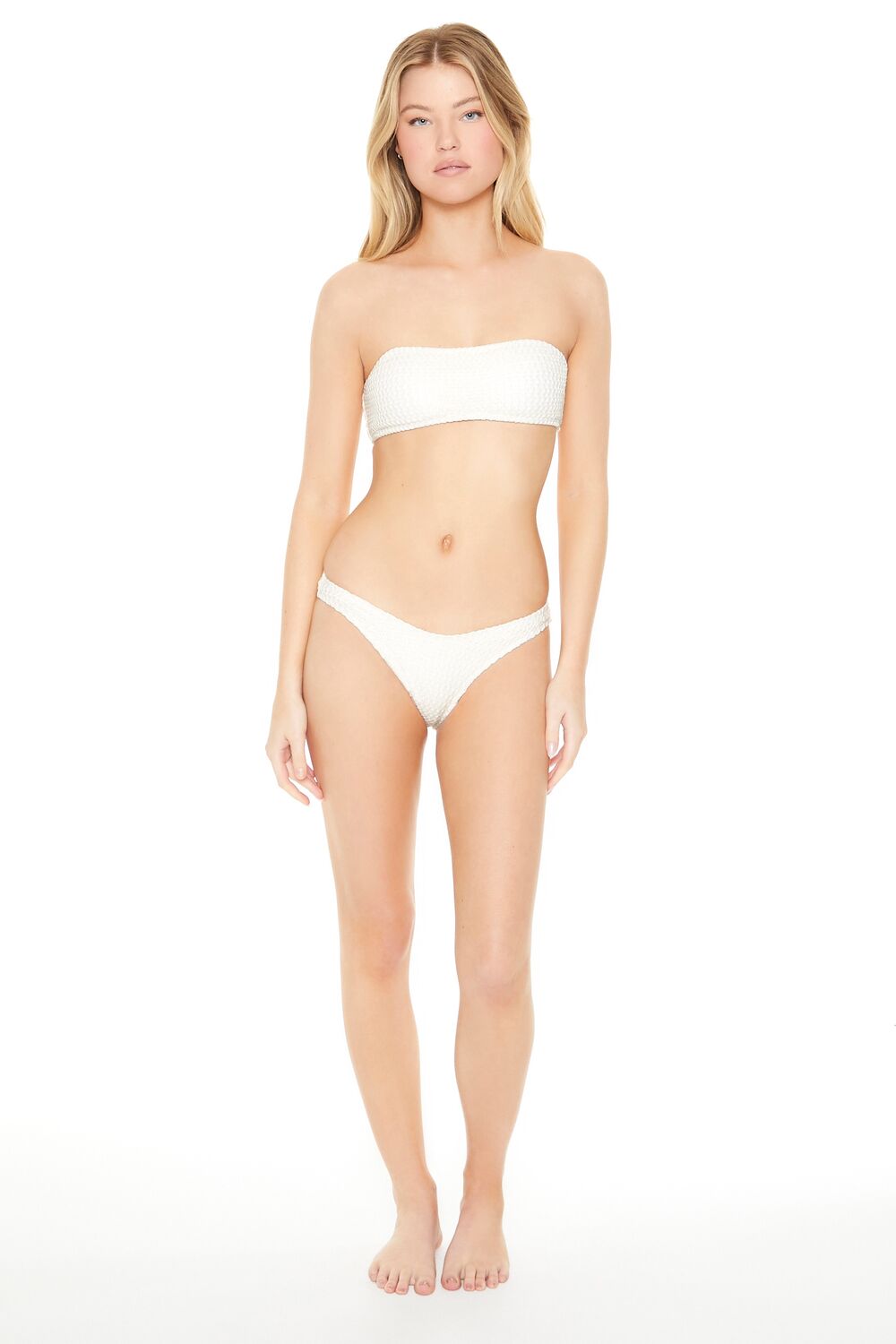 Crochet High-Rise Bikini Bottoms