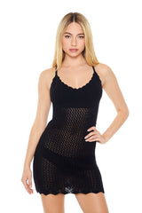 Crisscross Mini Sweater Dress