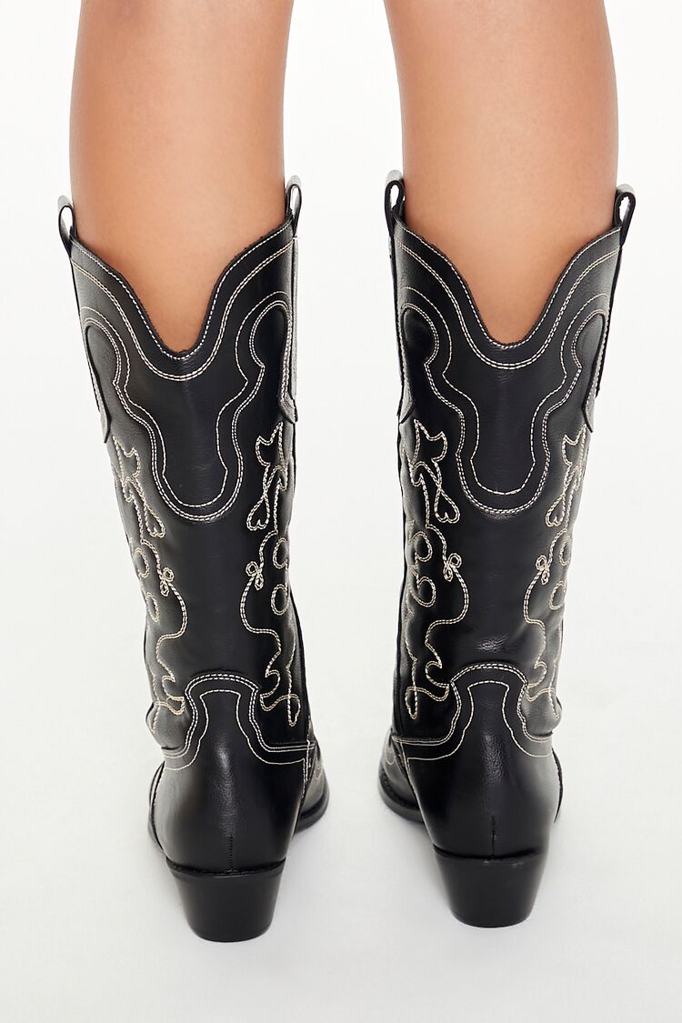 Embroidered Western Cowboy Boots