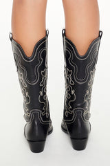 Embroidered Western Cowboy Boots