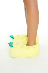 Plush Pineapple House Slippers