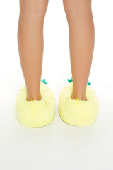 Plush Pineapple House Slippers