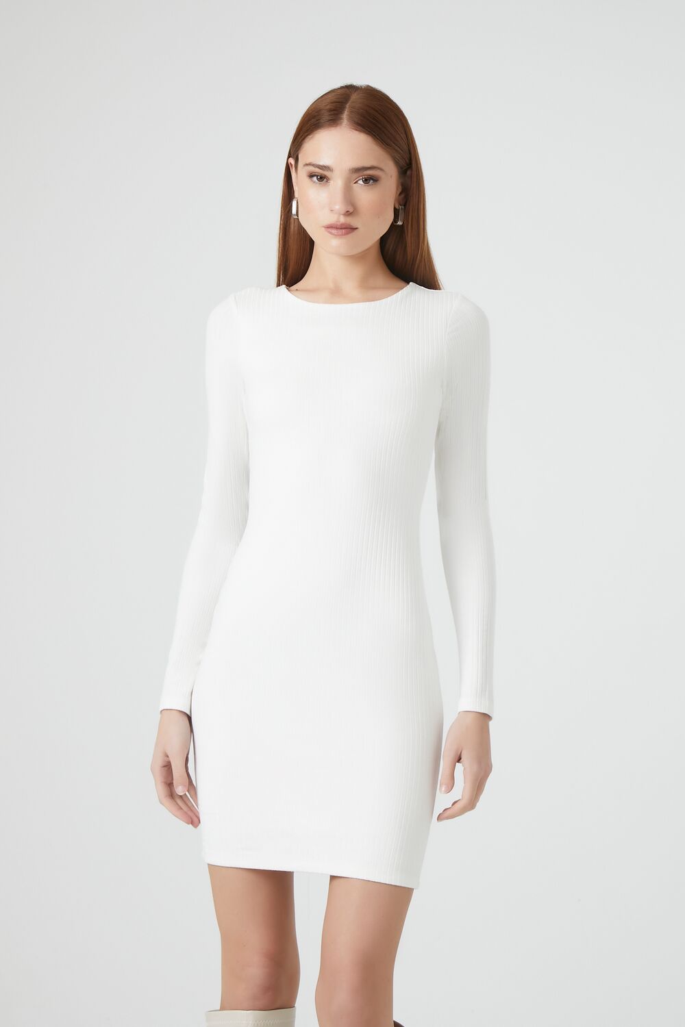 Ribbed Knit Bodycon Mini Dress