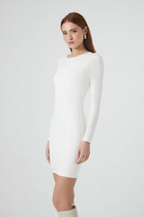 Ribbed Knit Bodycon Mini Dress