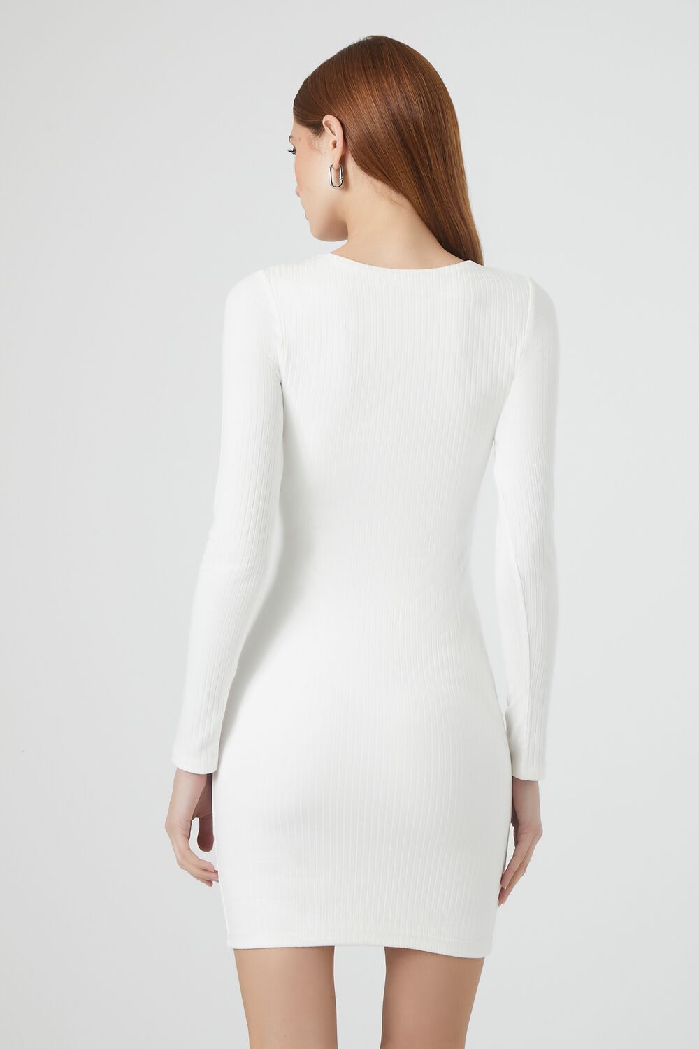 Ribbed Knit Bodycon Mini Dress