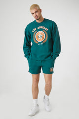 Embroidered Patch Los Angeles Graphic Pullover