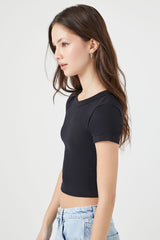 Cropped Seamless Tee