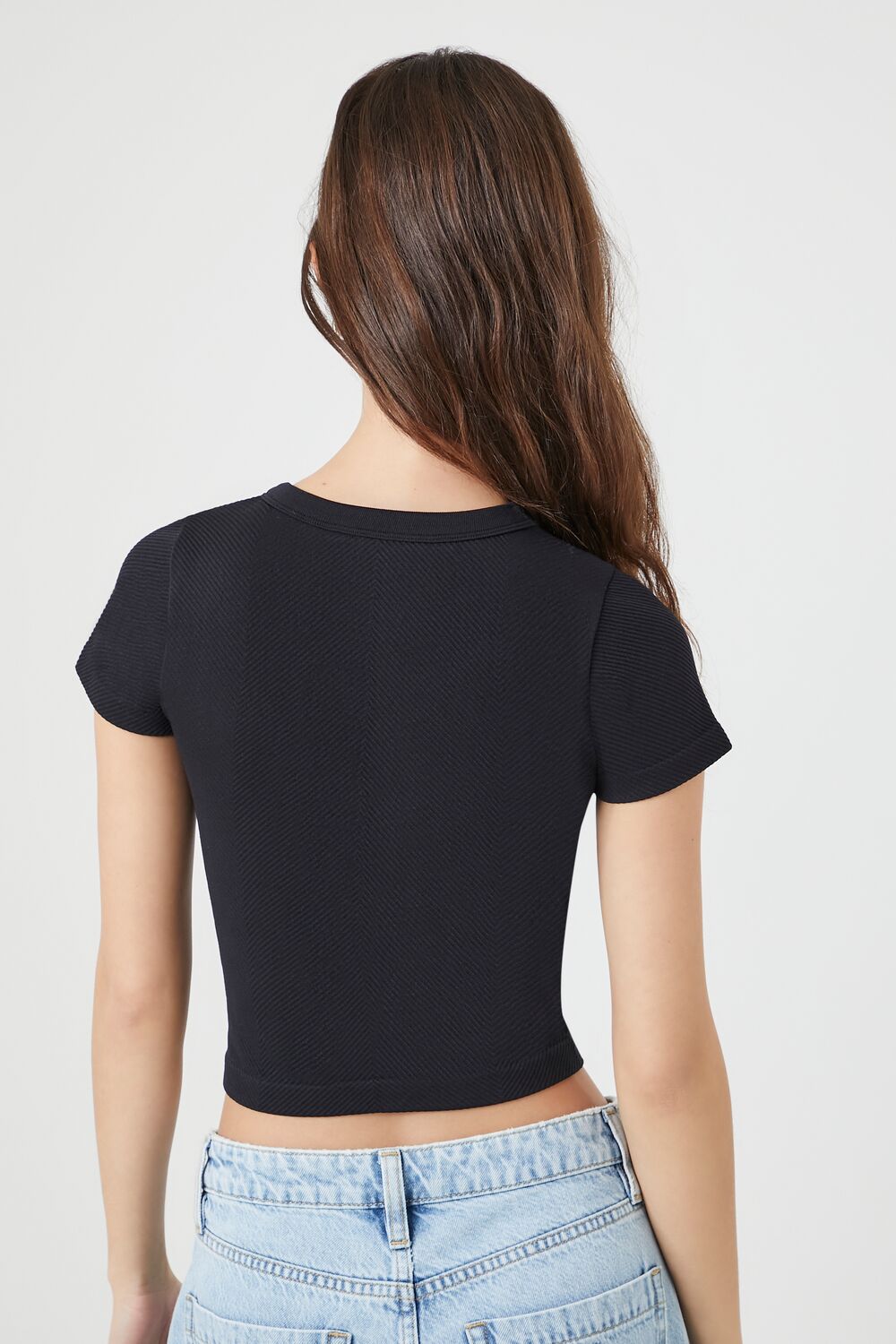 Cropped Seamless Tee