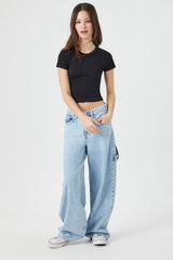 Cropped Seamless Tee