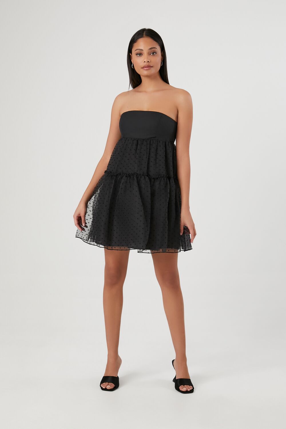 Strapless Bow Fit & Flare Dress