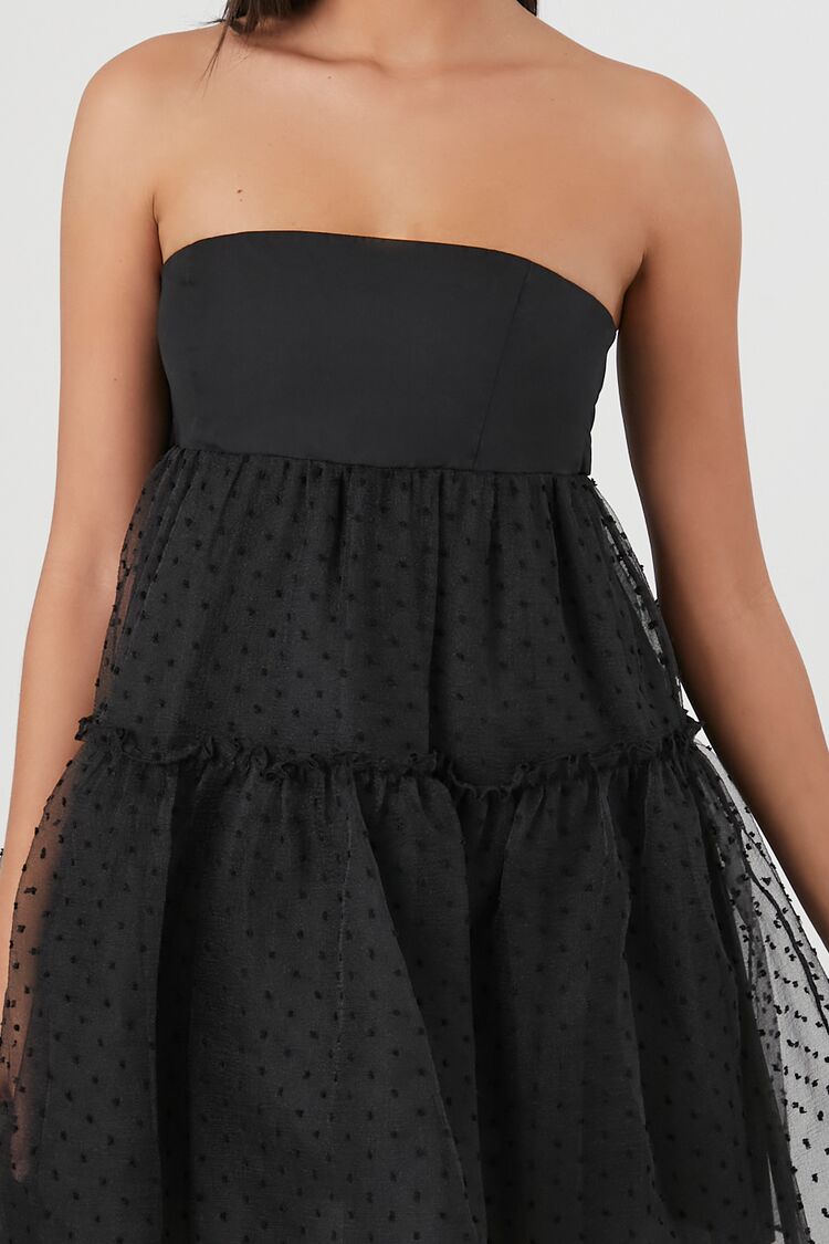 Strapless Bow Fit & Flare Dress