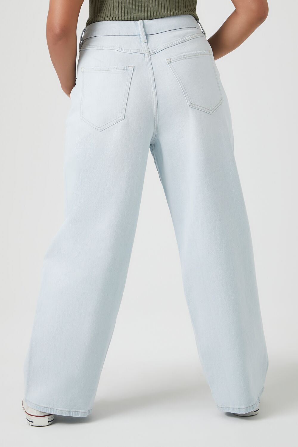 Plus Size High-Rise Straight Jeans