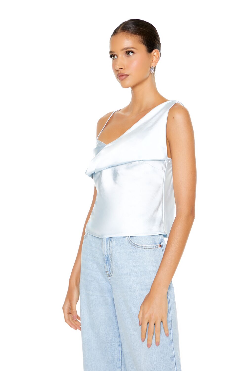 Draped Satin Cami