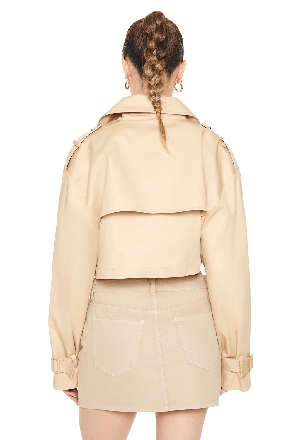 Cropped Trench Jacket