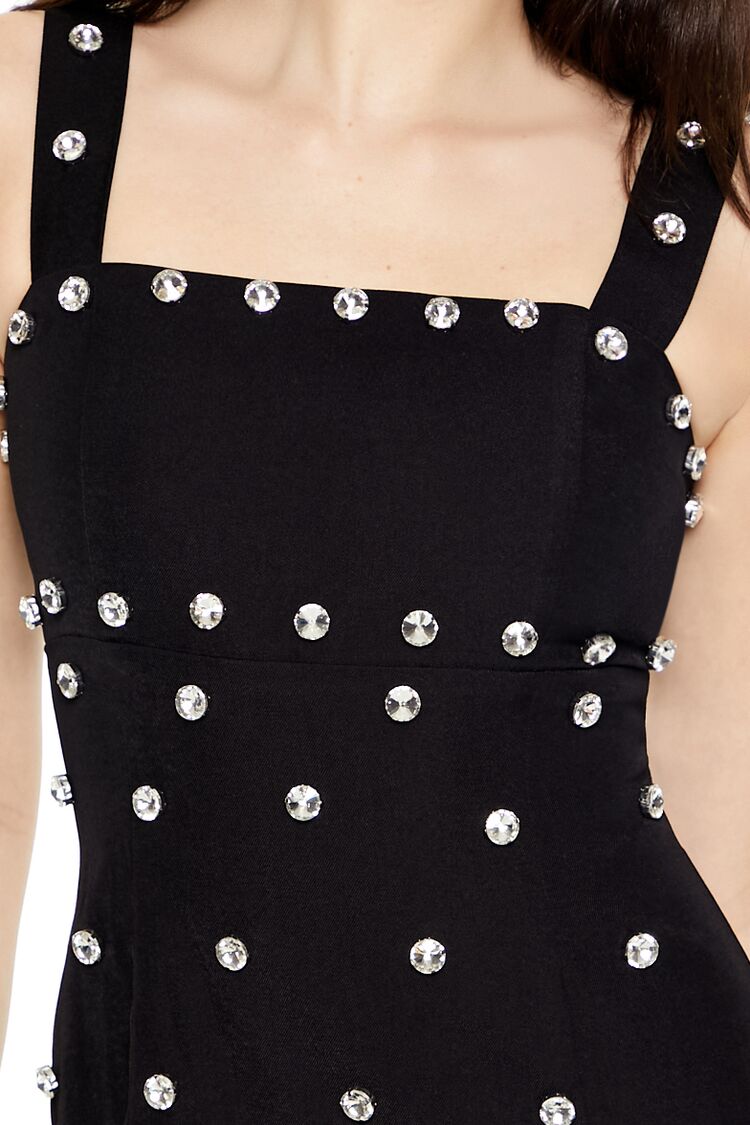 Faux Gem Mini Dress