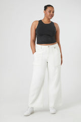 Plus Size Cropped Tank Top