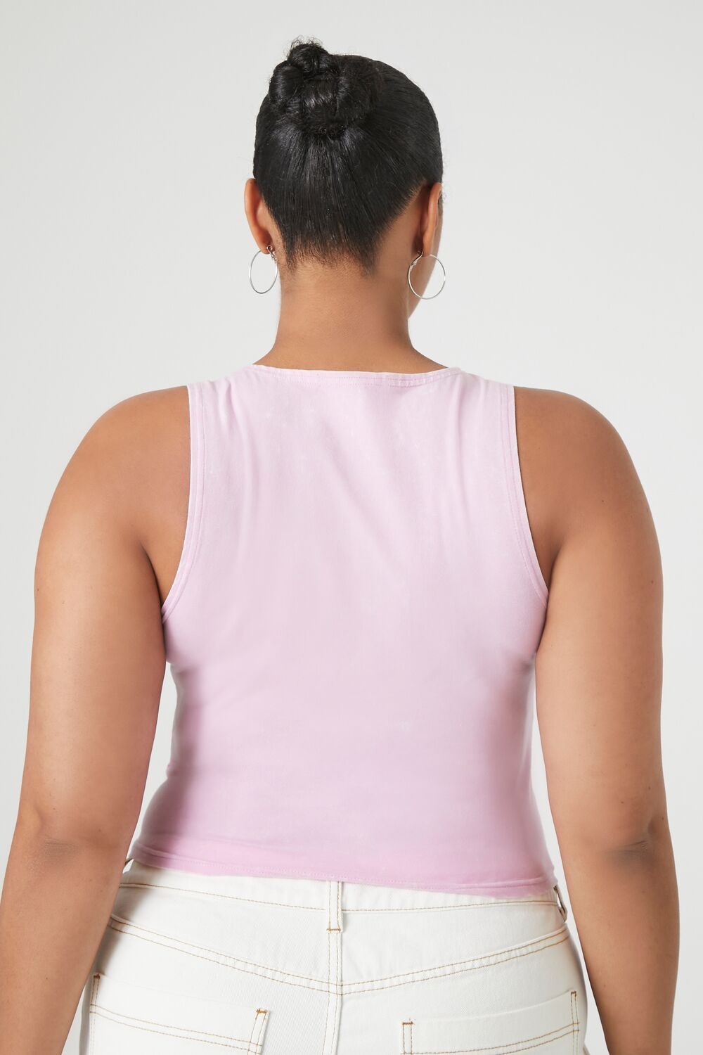 Plus Size Cropped Tank Top