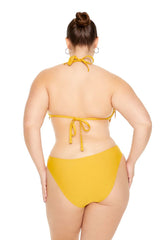 Plus Size Fringe One-Piece Swimsuit