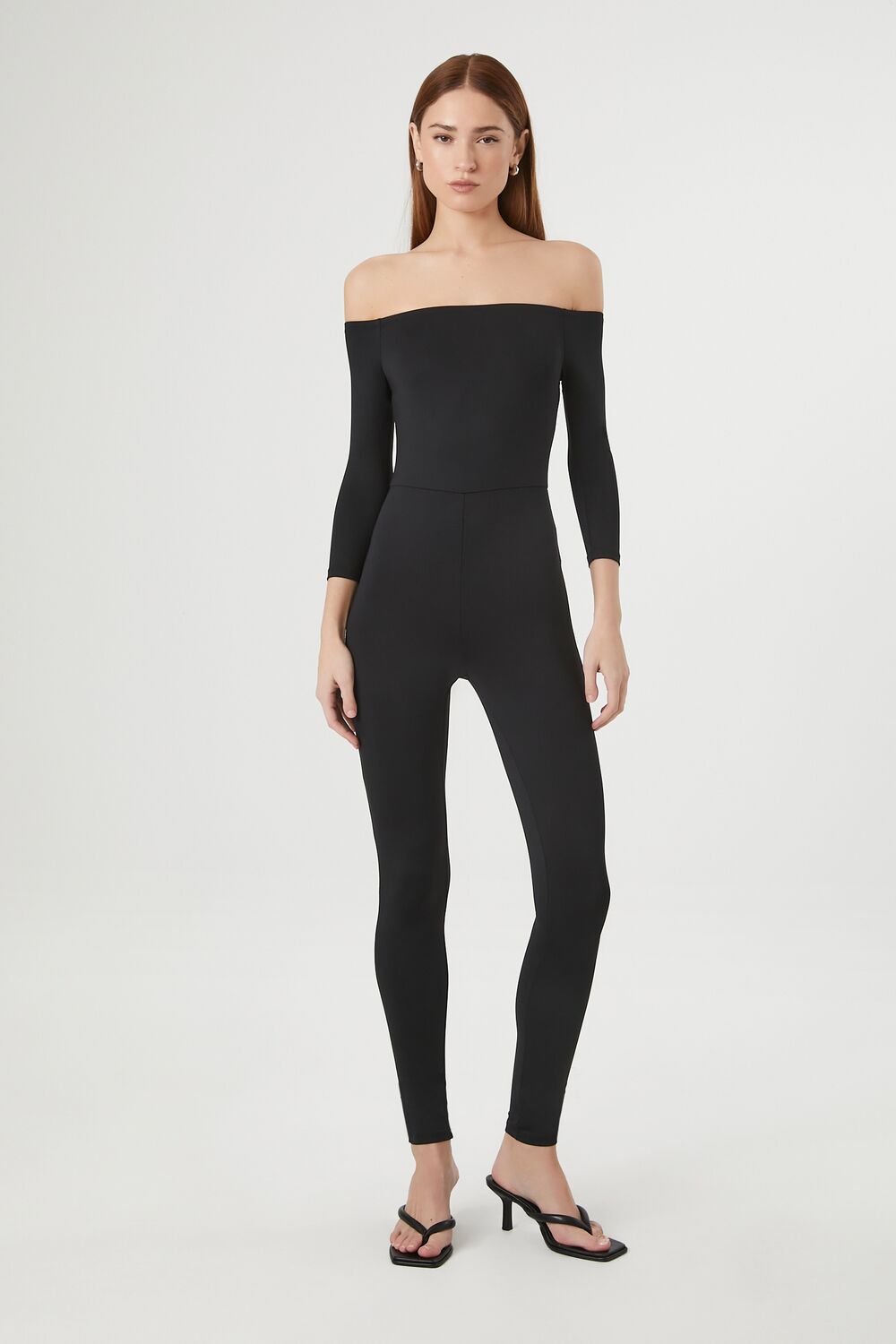 Contour Off-the-Shoulder Jumpsuit