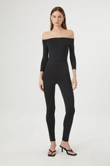 Contour Off-the-Shoulder Jumpsuit
