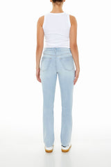 Stretch-Denim Straight Jeans