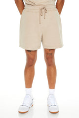 Drawstring Mid-Rise Shorts