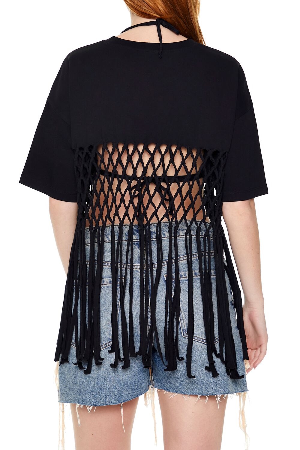 Crochet Fringe Tee