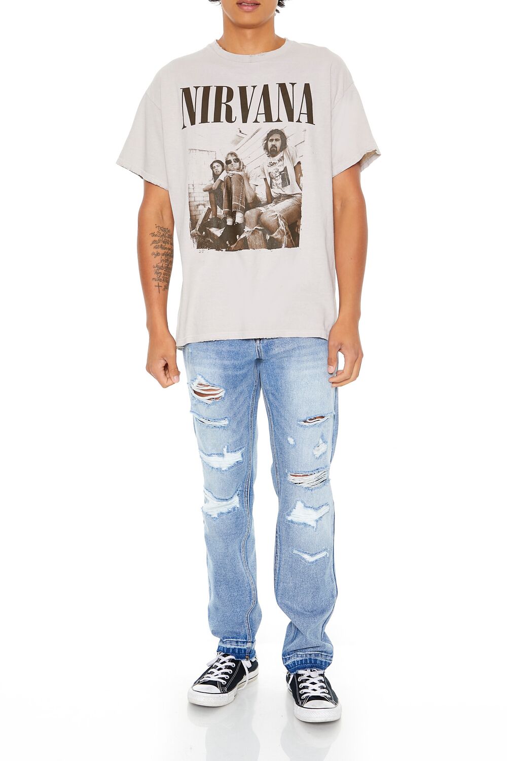 Distressed Nirvana Graphic Tee