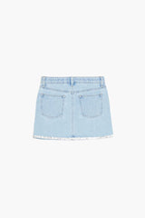 Girls Rhinestone Denim Skirt (Kids)
