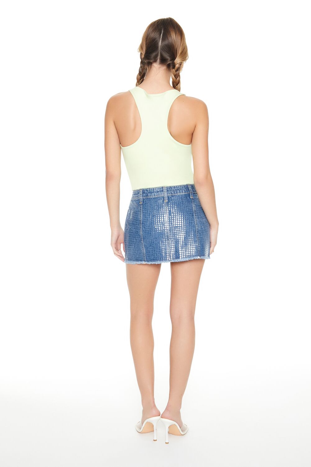 Bratz x F21 Textured Denim Mini Skirt