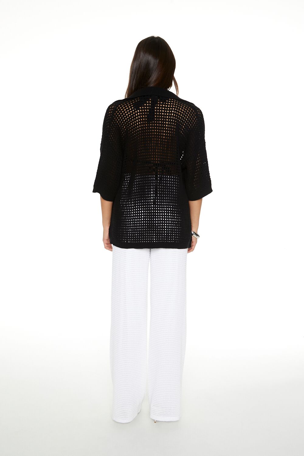 Crochet Straight-Leg Pants