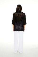 Crochet Straight-Leg Pants