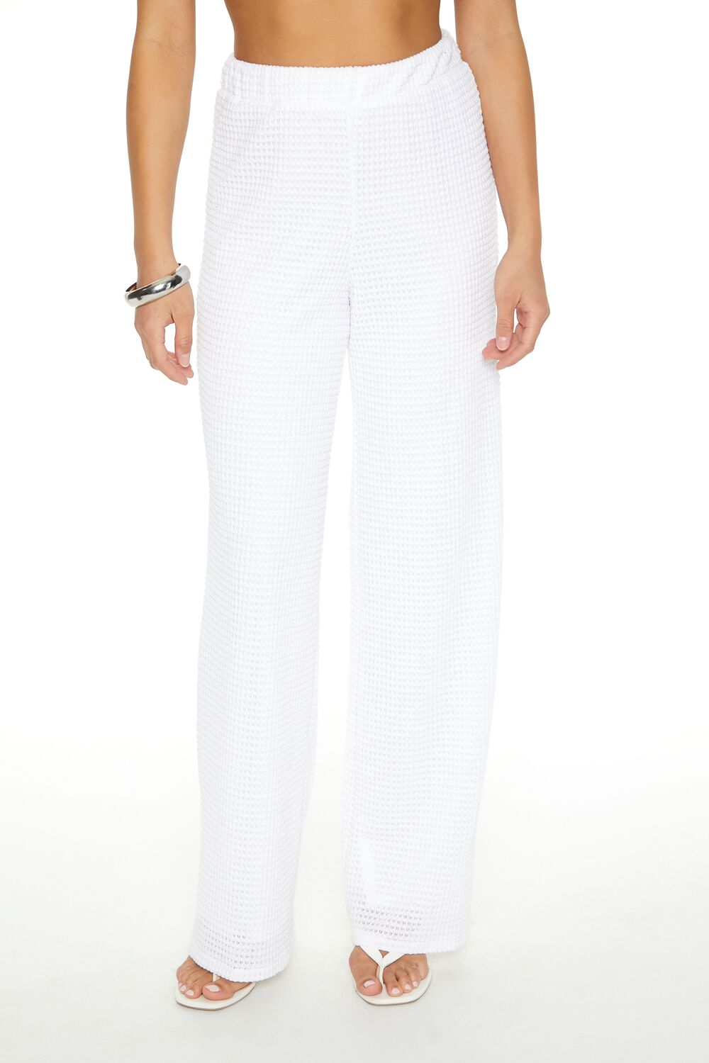 Crochet Straight-Leg Pants