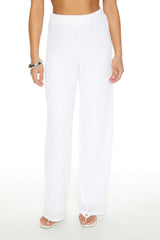 Crochet Straight-Leg Pants