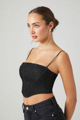 Denim Cropped Cami