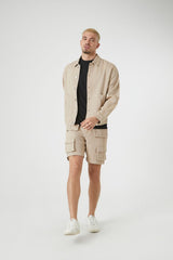 Textured Trucker Jacket
